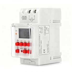 Minuterie num&eacute;rique programmable &agrave; la seconde pr&egrave;s, dur&eacute;e de vie de 168 heures, 20 positions marche/arr&ecirc;t, &eacute;cran LCD, compatible avec les appareils