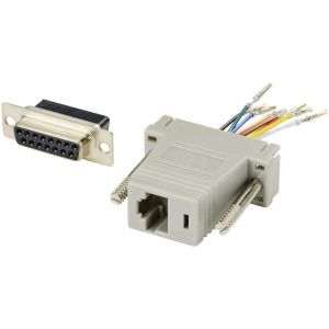 Tru Components - Adaptateur sub-d sub-d femelle 15 pôles - RJ45 femelle 1 pc(s) W043492