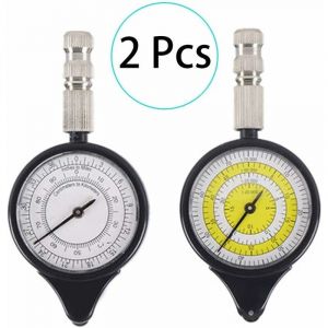 ZVD - Carte Télémètre Odomètre Multifonction - Compass Curvimètre Appareil, Opisomètre, Distance Calculatrice Carte Mesureur Boussole Randonnée