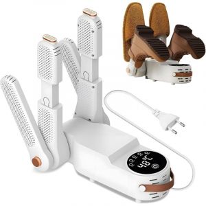 S&egrave;che-Chaussures &Eacute;lectrique, S&egrave;che Chaussure &Eacute;lectrique, Chauffe-Pieds Ski Seche Bottes S&egrave;che-Bottes Avec Minuterie, 4 Supports, Rotatif &Agrave; 360 &deg;,