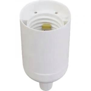 Douille E27 Filet&eacute;e Blanc - L'Ebenoid - 047285