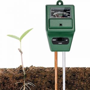 Testeur ph Terre 3 en 1 Testeur ph Sol, Soil Tester Kit Testeur Humidité Plantes ph Terre Metre Sol pour Fleurs/Herbe/Plante/Jardin/Ferme/pelouse