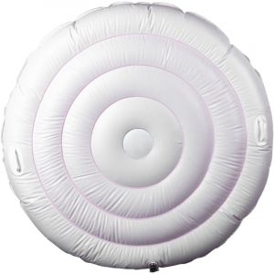 Couvercle de spa gonflable rond en pvc de 4,5 pieds, universel, à gonflage rapide, isolé, pour spa gonflable d'extérieur