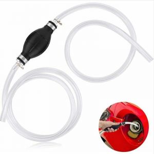 Pompe manuelle,Pompe de transfert Pompe &agrave; main essence, pompe &agrave; carburant manuelle, avec de tuyau de siphon portable 2M, pompe de refoulement de