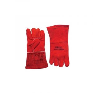 Gants de soudure rouge Taille l 1paires Weldas