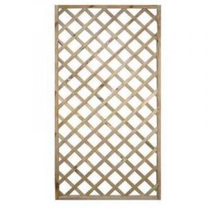 Panneau Grillag&eacute; En Bois Euro