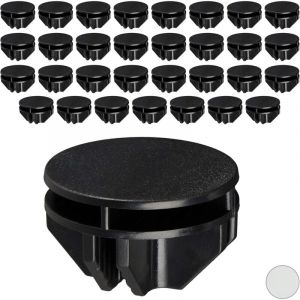 40 Pi&egrave;ce de Fixation Raccord pour Armoire en Plastique，Cube de Fil Modulaire Cube en Grille pour &Eacute;tag&egrave;re Casier de Rangement,Noir