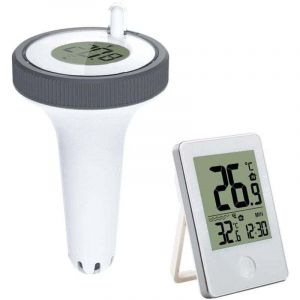[JAMAIS UTILIS&Eacute;] Thermom&egrave;tre &eacute;lectronique de temp&eacute;rature de l'eau avec r&eacute;cepteur num&eacute;rique, &eacute;cran LCD pour aquarium/spa/bassin &agrave; poissons