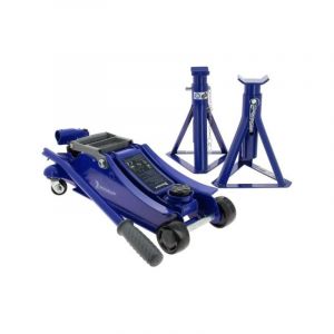 Michelin - Cric hydraulique rouleur 9558 - Capacité de levage : 1800 kg - Hauteur de levage : 105mm a 350mm.