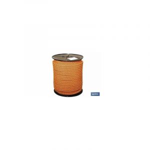 Bobine De Corde Hélicoïdale 8mm 50 m. Rouge/Jaune