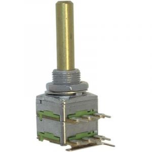 Potentiometer Service - Potentiom&egrave;tre rotatif 1 tour 63256-02600-4170/B500K RD1602F-20F4-30R-B500K-602 st&eacute;r&eacute;o 0.2 w 500 k