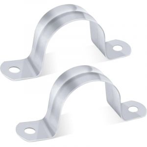 40MM U-Collier de Serrage 20 Pi&egrave;ces Tuyau Pour Fixation &Oslash; 40mm Collier de Fixation Inox U Tube Inox fixation Tuyau 304 Acier Inoxydable U Fixation