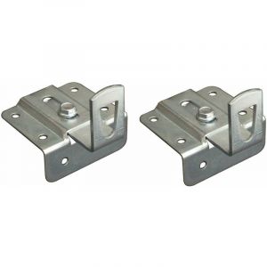 Cyclingcolors - 2x Attache réglable support acier ferrure d'assemblage universelle avec vis équerre fixation meuble bois armoire placard étagère