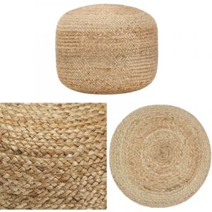Vidaxl - Pouf fait à la main 45 x 30 cm Jute - Pouf Design - Pouf Moderne - Pouf Jute - Pouf Artisanal - Repose-pied Cosy - Home & Living