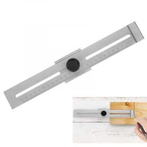 Trusquin de tra&ccedil;age de pr&eacute;cision, Traceur parall&egrave;le en acier carbone, &Eacute;chelle grav&eacute;e au laser, plage de mesure 250 mm