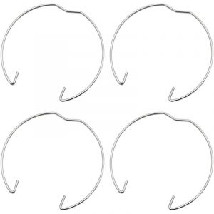 36 pi&egrave;ces anneau &agrave; ressort 50mm pour spot GU10 MR16 anneau &agrave; ressort anneau de fixation clip pour ampoules led halog&egrave;ne ou spots encastr&eacute;s en argent.