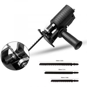 Perceuse &agrave; main transform&eacute;e en scie &eacute;lectrique scie sabre transform&eacute;e en scie &agrave; guichet t&ecirc;te de conversion outils &eacute;lectriques multifonctionnels pour