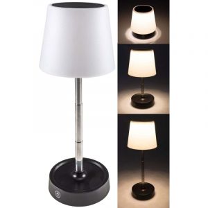 CHILITEC Lampe de table LED rechargeable dimmable, extensible 115 &agrave; 290 mm