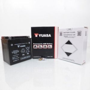 Batterie Yuasa pour Quad CF moto 800 Uforce 2014 &agrave; 2016 YIX30L-BS