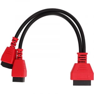 Jeffergarden Adaptateur de c&acirc;ble de connecteur de diagnostic 12+8 broches MSCHRY128, outil de remplacement pour Chrysler