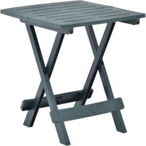 Maisonchic - Table basse pliable, Table d'appoint, Table de caf&eacute; de jardin vert 45x43x50 cm plastique togp52104 design in