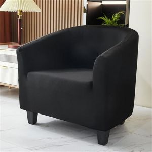 Housse Fauteuil 1 Place Couleur Unie, Tendance Extensible Housse Fauteuil, Housse Fauteuil Club, Housse Fauteuil Cabriolet, Lavable Housse de Canapé,