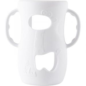 Housse De Biberon En Silicone Housse De Protection Avec 2 Poign&eacute;es Antid&eacute;rapante - Protection Anti-Casse Prise en Facile pour Nourrissage B&eacute;b&eacute;s et