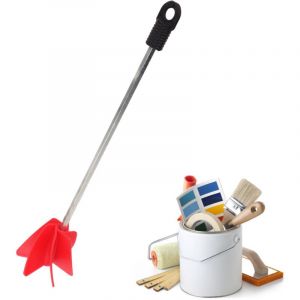 M&eacute;langeur de peinture avec tige de 1/4 pouces, m&eacute;langeur de pigments &eacute;poxy, palette, fixation de perceuse &eacute;lectrique