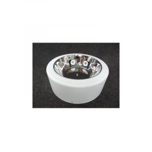Plafonnier saillie fluo 2x26W &Oslash; 354mm H.130mm blanc lampe culot G24q-3 (non incl) ballast HF 230V IP20 AB 315 PRISMA 315622653