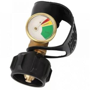 Indicateur de Niveau Jauge R&eacute;Servoir Propane, D&eacute;Tecteur Fuite, Compteur Pression Gaz pour Camping-Car, avec Connexion Type 1