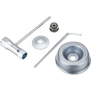 Kit adaptateur de lame pour Stihl FS55 FS56 FS80 FS85 FS90 FS100 FS110RX FS120 FS130 FS200 FS250 FR220 FR350 FR450 FR480 D&eacute;broussailleuse (Plaque