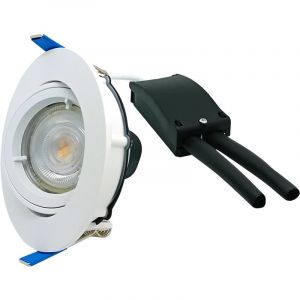 Aerospot - spot encastre triton slim IP65 eo 6W sh step cct 3K-4K noir 165266
