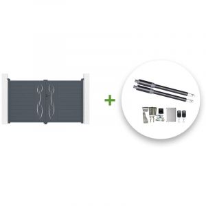 Portail battant électrique LIFE 300x180cm + Motorisation RANGER B150