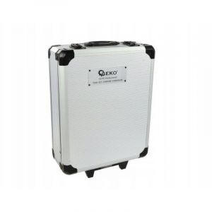 Valise en aluminium, chariot pour outils, chariot &agrave; outils (VIDE) 37 x 18 x 46 cm