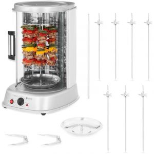 Rôtissoire Verticale Grill Machine Kebab Multifonction Accessoires 3-en-1 1800w