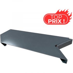 Angle 90&deg; ECO50 pour couvertine acrot&egrave;re - Gris Anthracite - RAL 7016 - 8/10e - ALUHOME