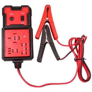 Testeur de relais &eacute;lectronique automobile 12 V / Testeur de batterie avec pinces, outil de diagnostic de relais automobile