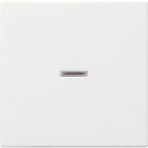 Gira - Cache Interrupteur avec t&eacute;moin lumineux System 55, Standard 55, E2, Event, Event transparent, Event opaque, Esprit, ClassiX blanc propre