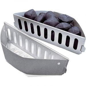 Lot de 2 paniers à charbon 7403 pour barbecues à charbon Weber 57 cm, panier à briquettes pour barbecues à charbon Weber One Touch et Master Touch,