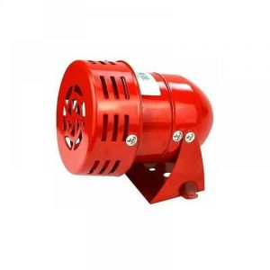 Sir&egrave;ne Alarme 220V Puissant &agrave; Exterieure, Sirene Alarme 120dB,Rouge Moteur Conduit Sir&egrave;ne M&eacute;tal Corne Industrie Bateau Alarme - Choyclit