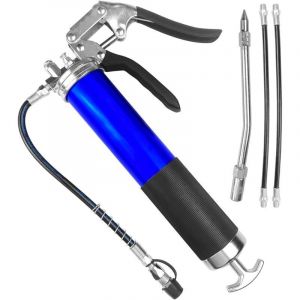 Lot de 4 Tubes, Pompe a Graisse Manuelle Cartouche, Pneumatique Pistolet Haute Pression Graisses, Grease Guns avec Poign&eacute;e Pistole pour V&eacute;hicules