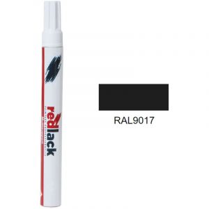 Redlack - Peinture feutre retouche Noir signalisation ral 9017 Mat multisupport