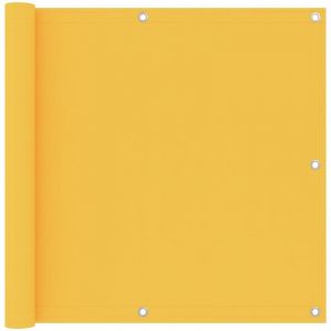 Bonnevie - Brise Vue Écran de balcon Pour Jardin, Balcon, Terrasse Jaune 90x600 cm Tissu Oxford 25874