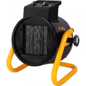 Chauffage Soufflant - Radiateur &eacute;lectrique - C&eacute;ramique - Chauffage Industriel - Chaleur Rapide 3 Secondes - Thermostat & Protection Surchauffe 5000W,