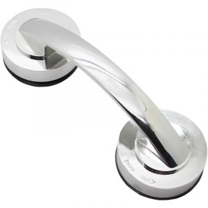 Jusch - Barre d'appui pour porte de wc, poignée à ventouse pour salle de bain, poignée de sécurité pour douche pour personnes âgées