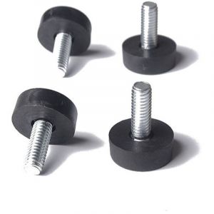 Lot de 20 Pieds de nivellement pour meubles 8 x 24 mm, protections pour pieds de table r&eacute;glables avec tige filet&eacute;e, 24 mm, pied de nivellement &agrave;