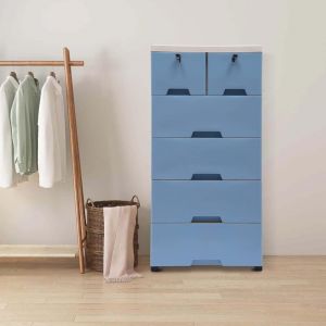 Commode de rangement sur pied, en plastique, table de chevet, &eacute;tag&egrave;re, tour de tiroir, armoire de salle de bain, armoire de rangement, commode de