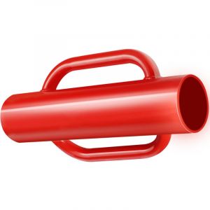 Fence Post Driver avec poign&eacute;es, 2,7 pouces de diam&egrave;tre int&eacute;rieur, 14LB, acier au carbone robuste, pour canal en u, poteau de signalisation, poteau