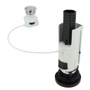 NICOLL Mécanisme chasse d'eau à câble, double poussoir, NICOLL