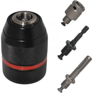 Mandrin Perceuse, 1/2-20 UNF Mandrin, Mandrin Autoserrant, 1.5-13mm Mandrin de Perçage, Adaptateur de mandrin de perçage sans clé, Mandrin SDS